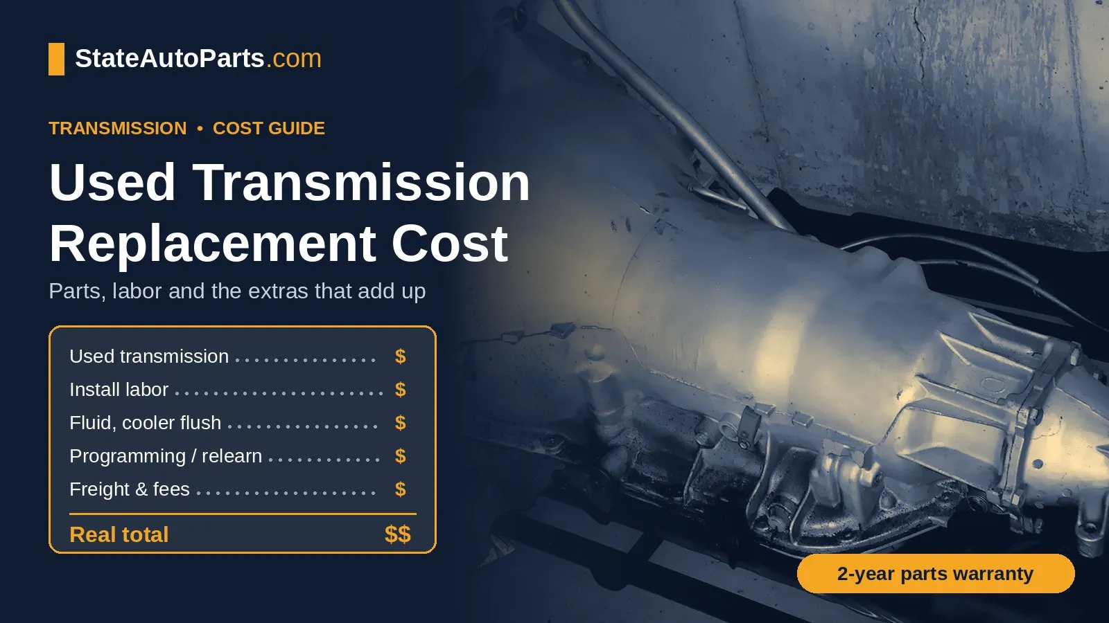 Used Transmission Replacement Cost: Parts, Labor, Extras