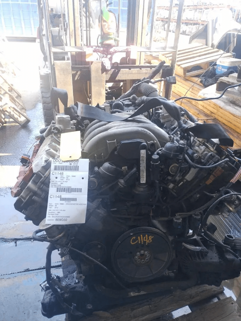 2011 Audi A8 (4.2L, VIN V, 5th digit) Used Engine