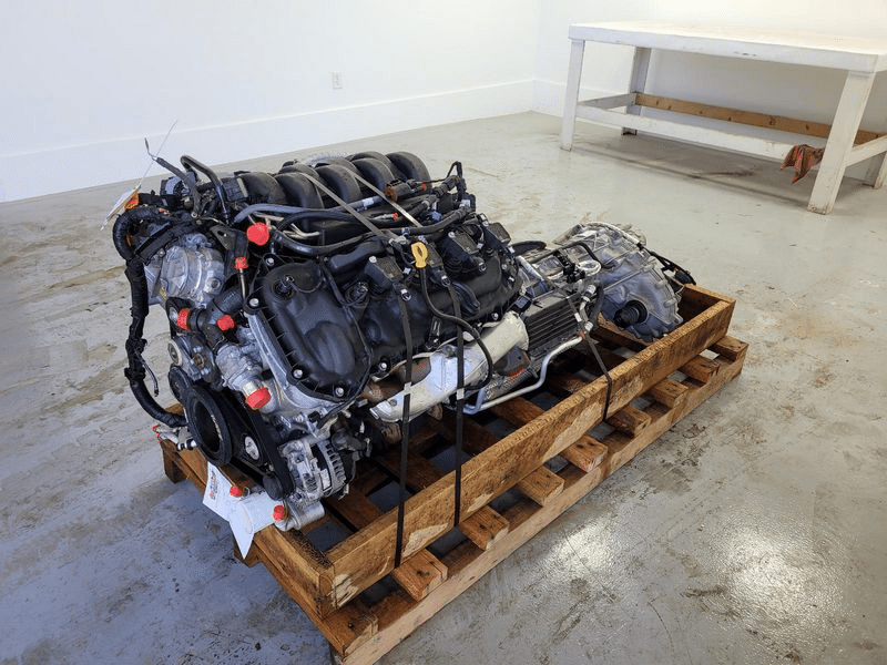 2022 Ford F-150 gasoline, 5.0L (VIN 5, 8th digit), w/o inverter Used Engine