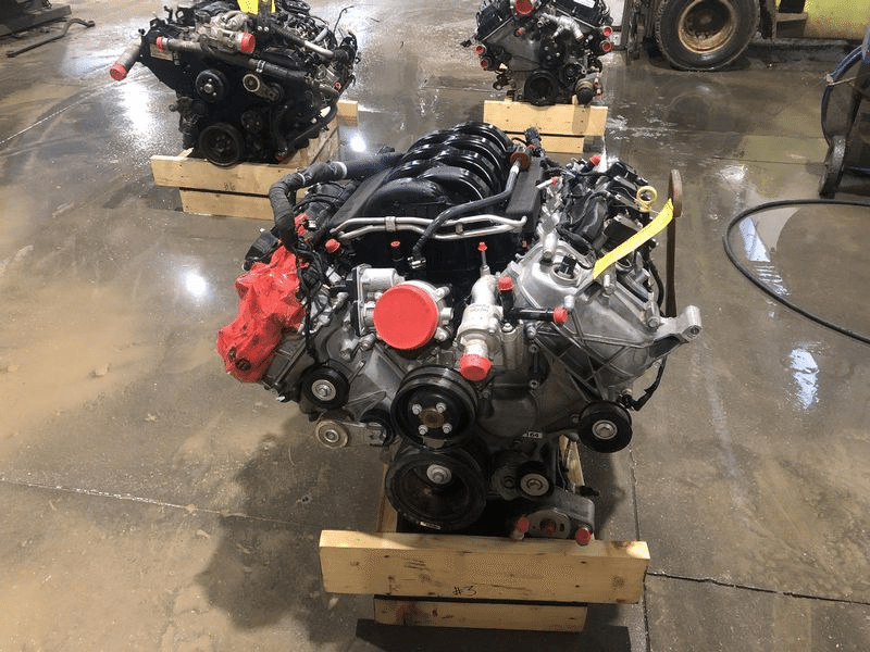 2021 Ford F-150 gasoline, 5.0L (VIN 5, 8th digit), inverter Used Engine