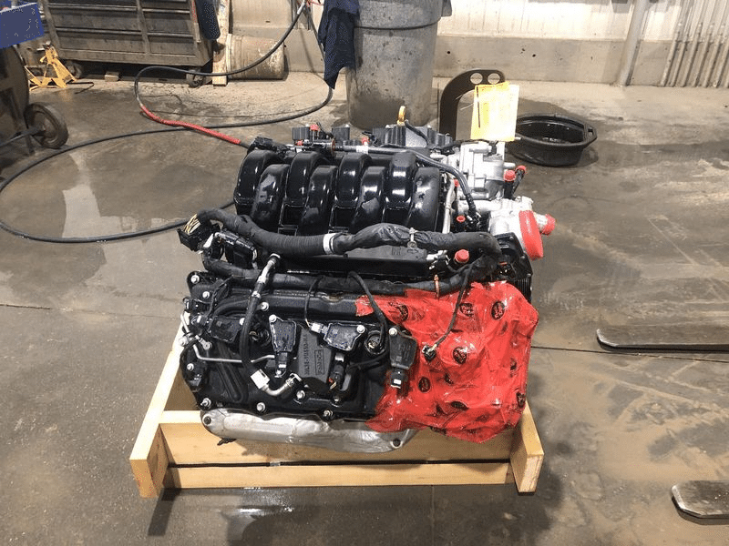 2021 Ford F-150 gasoline, 5.0L (VIN 5, 8th digit), w/o inverter Used Engine