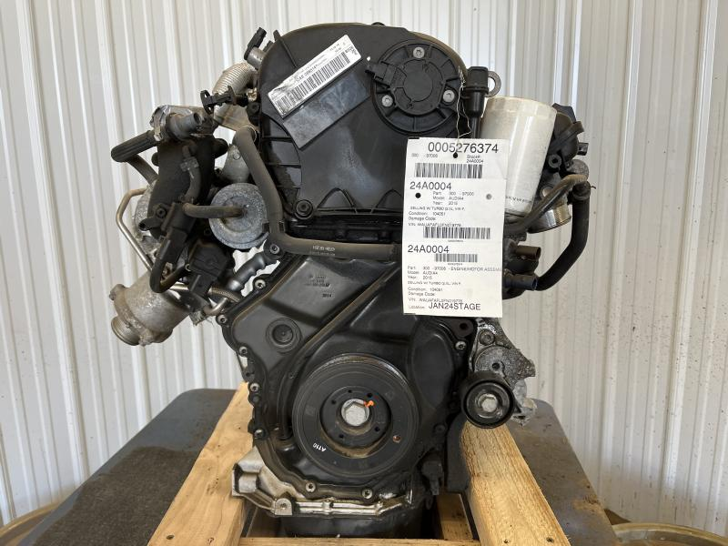 2015 Audi A4 (2.0L, VIN F, 5th digit, turbo), engine ID CAED Used Engine