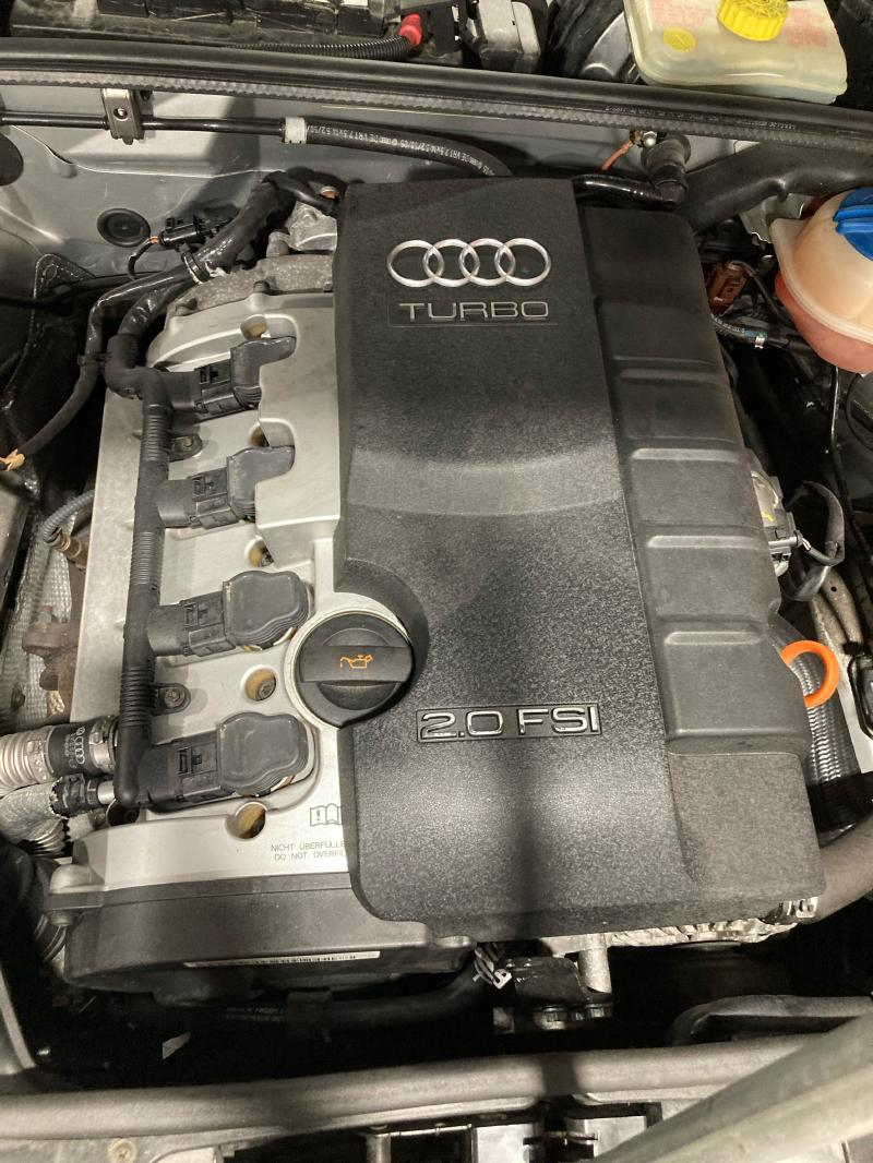 2006 Audi A4 2.0L (VIN F, 5th digit, turbo), (engine ID BPG or BWT), AT, 6 speed transmission Used Engine