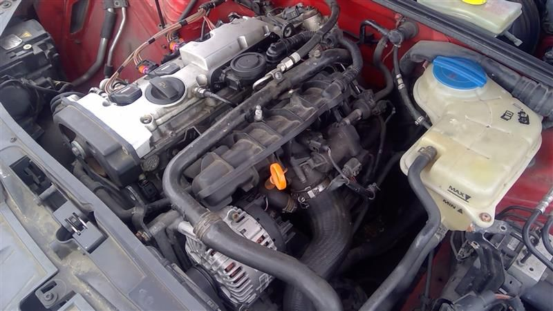2005 Audi A4 2.0L (VIN F, 5th digit, turbo), (engine ID BPG or BWT), AT, 6 speed transmission Used Engine