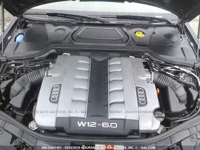 2008 Audi A8 6.0L (VIN R, 5th digit) Used Engine