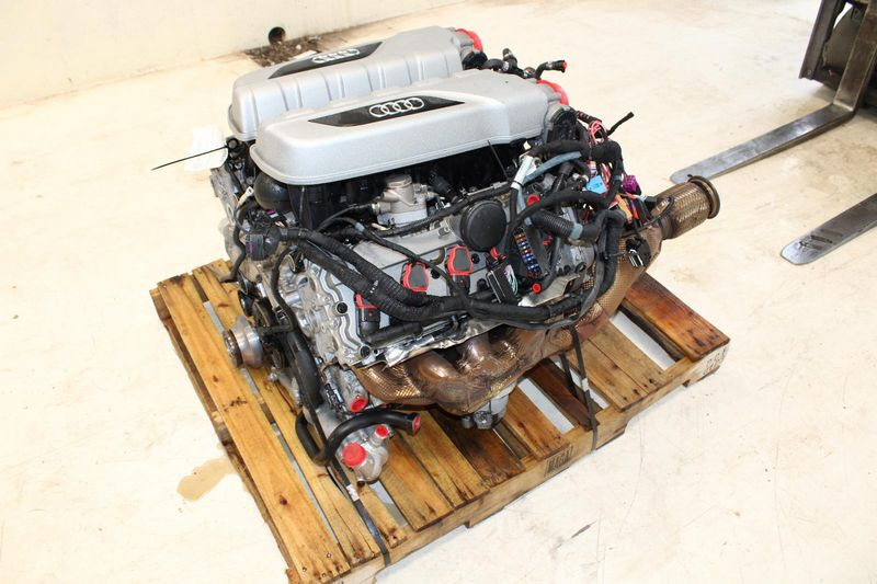 2012 Audi R8 5.2L (VIN N, 5th digit), engine ID BUJ Used Engine