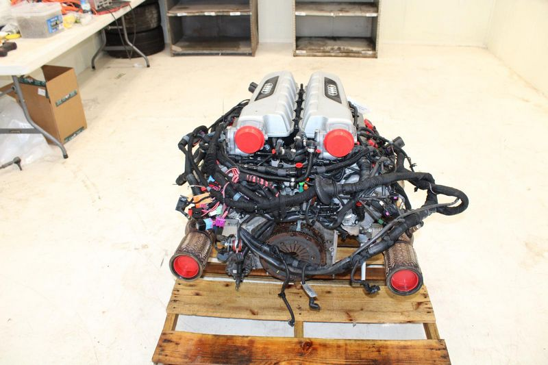 2011 Audi R8 5.2L (VIN N, 5th digit), engine ID BUJ Used Engine