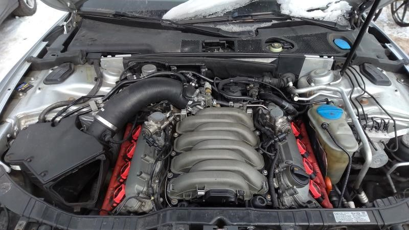 2009 Audi S5 (4.2L, VIN V, 5th digit), from 10/21/08, MT Used Engine