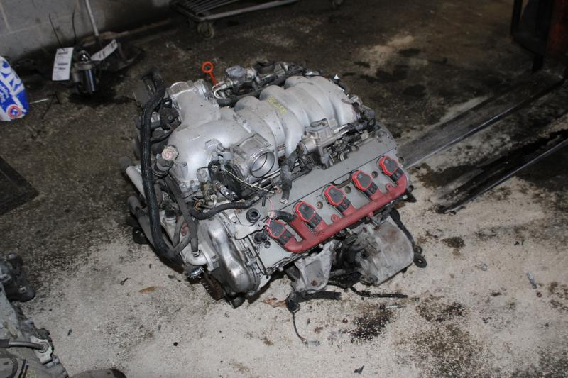2008 Audi S6 (5.2L, VIN N, 5th digit), from VIN 045001 Used Engine