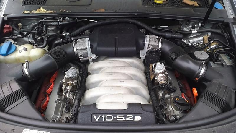2008 Audi S6 (5.2L, VIN N, 5th digit), thru VIN 045000 Used Engine