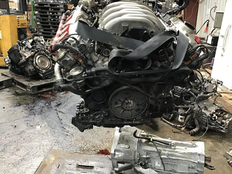 2009 Audi Q7 4.2L (VIN V, 5th digit), from VIN 029261 Used Engine