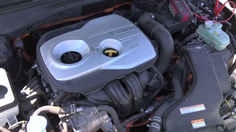 2018 Kia OPTIMA 2.0L, VIN C (8th digit, hybrid), gasoline Used Engine
