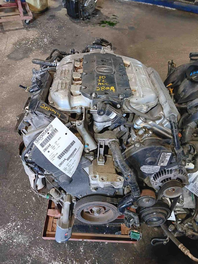 2012 Acura TL 3.5L (VIN 8, 6th digit, FWD) Used Engine