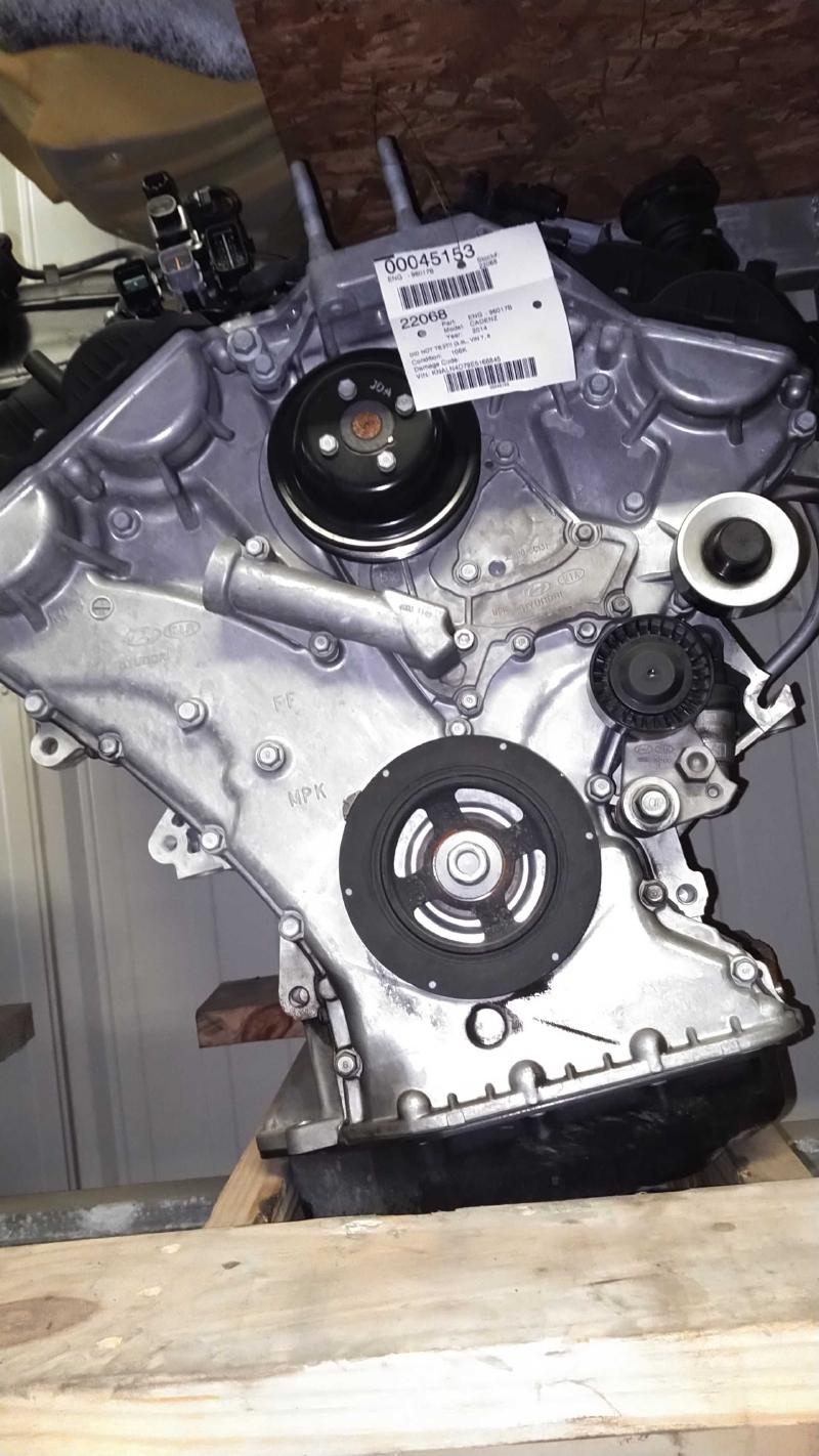 2017 Kia SEDONA (3.3L, VIN 1, 8th digit) Used Engine