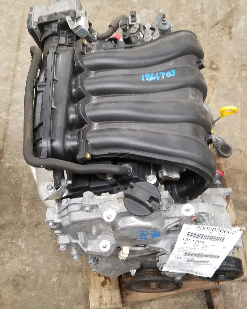 2013 NISSAN CUBE (1.8L, VIN A, 4th digit, MR18DE), Federal emissions, AT (CVT) Used Engine