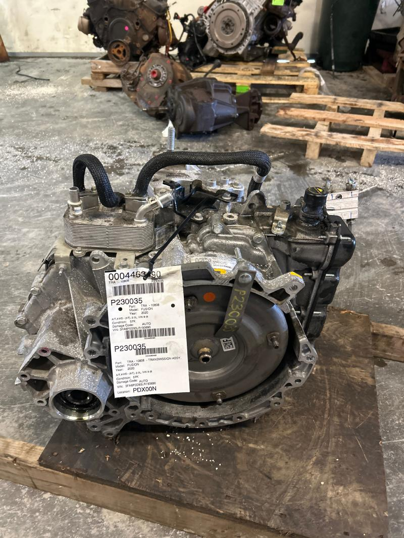 2020 Ford Fusion (AT), 2.0L, VIN 9 (8th digit, turbo), AWD, automatic engine stop and start Used Transmission