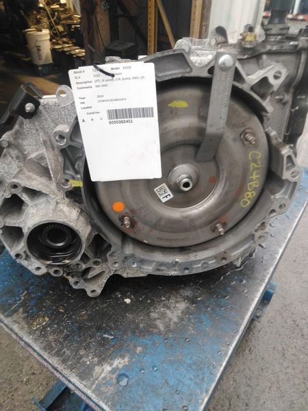 2016 Ford Fusion AT, 2.0L, VIN 9 (8th digit, turbo), AWD Used Transmission