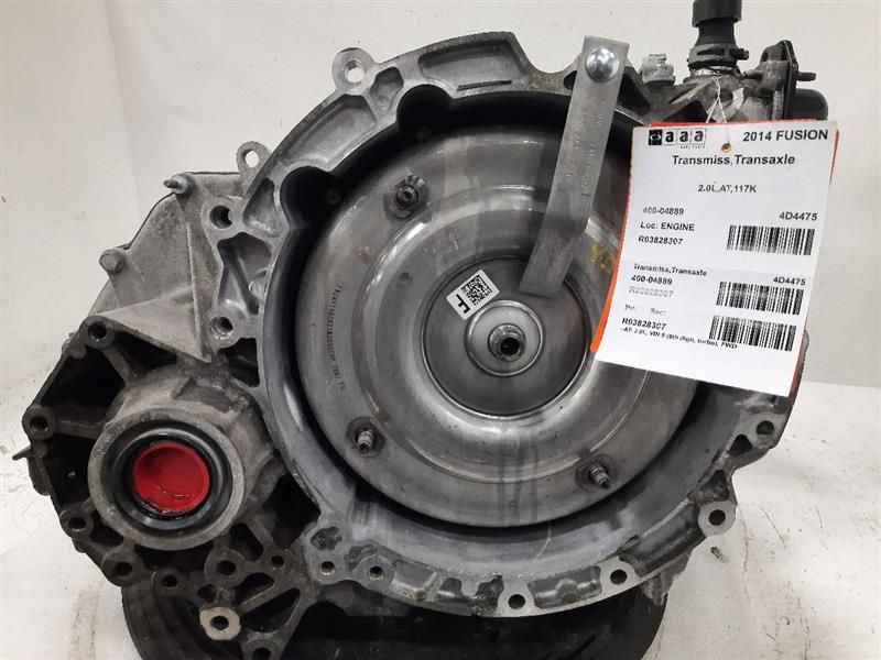 2014 Ford Fusion AT, 2.0L, VIN 9 (8th digit, turbo), FWD Used Transmission