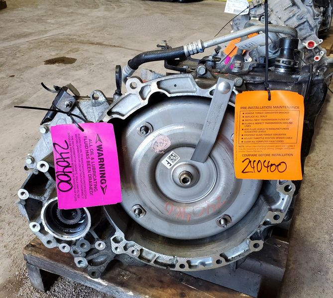 2013 Ford Fusion AT, 2.0L, VIN 9 (8th digit, turbo), AWD Used Transmission