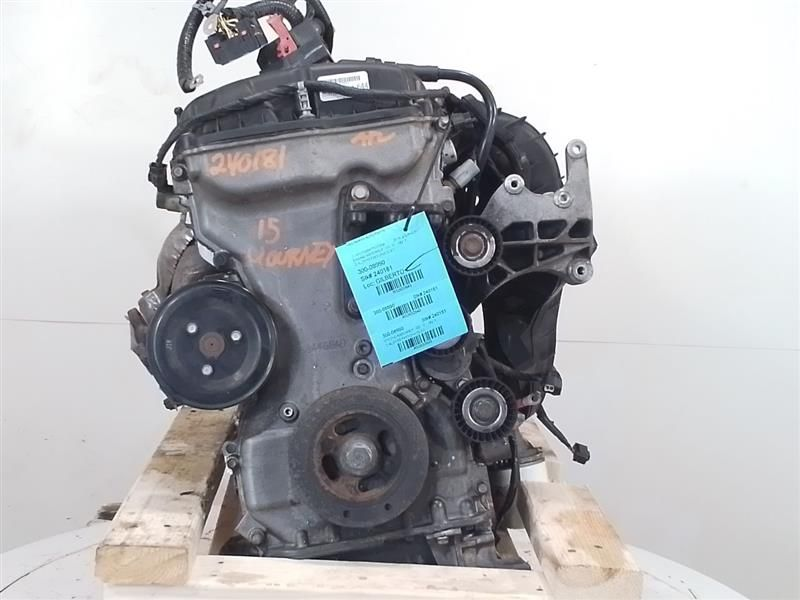 2017 DODGE JOURNEY 2.4L (VIN B, 8th digit), 4 speed transmission Used Engine