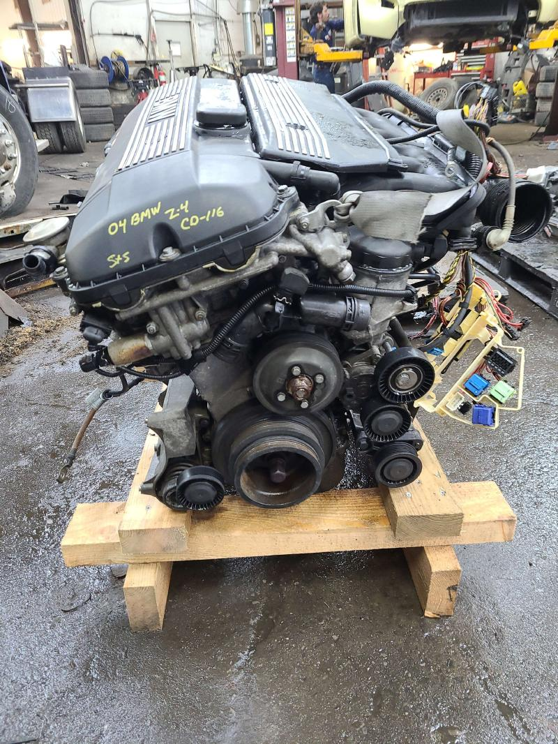2006 BMW 325I Conv, (2.5L), M54 (256S5 engine, engine oil filler cap LH side of rocker cover) Used Engine