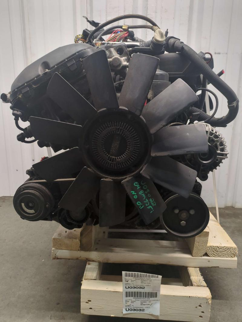 2005 BMW 325I (2.5L), exc. Xi; M54 (256S5 engine, engine oil filler cap LH side of rocker cover) Used Engine