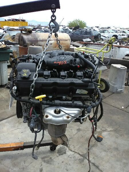 2004 DODGE STRATUS Sdn, 2.7L, VIN T (8th digit, flex fuel), 32 tone ring, w/o EGR on RH head Used Engine