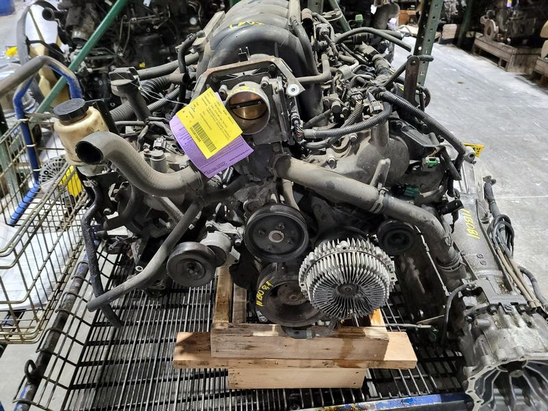2013 NISSAN TITAN (5.6L), VIN B (4th digit, flex fuel) Used Engine