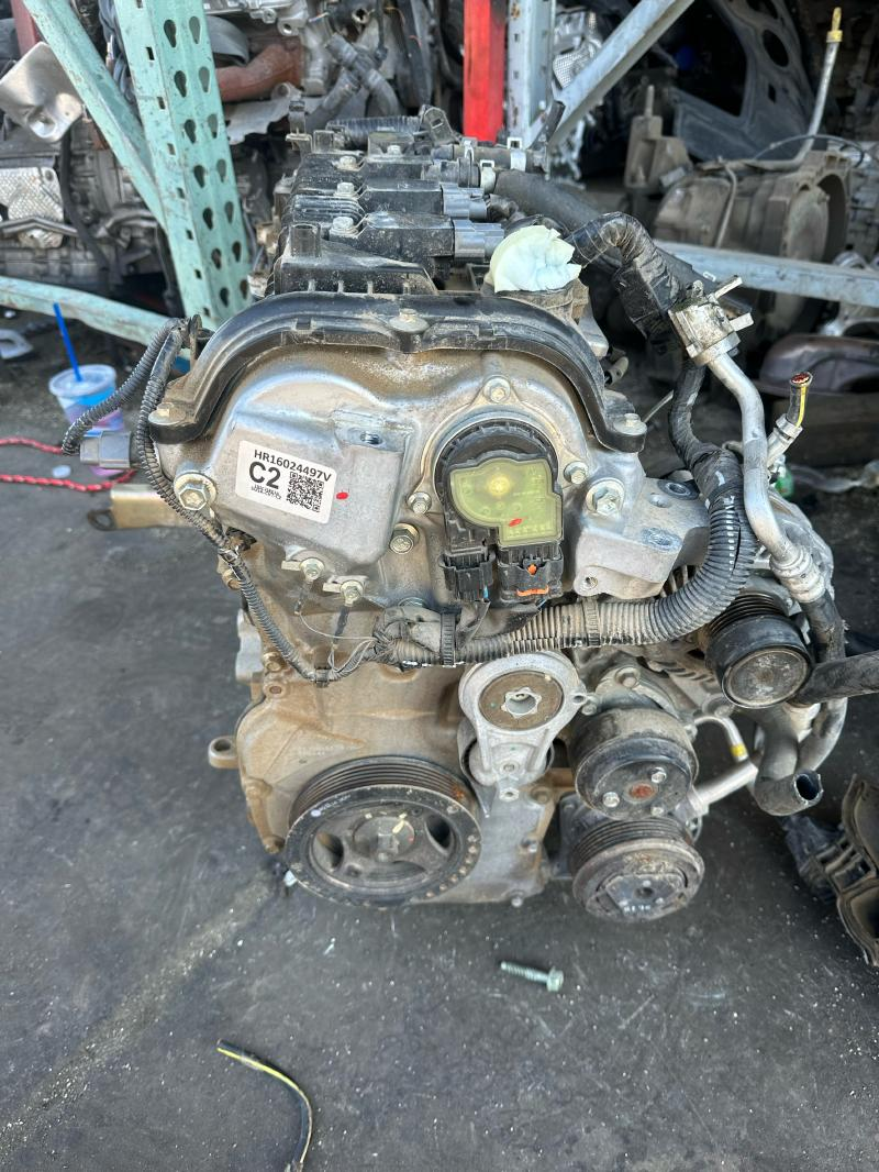 2021 NISSAN VERSA (1.6L, VIN C, 4th digit, HR16DE), CVT Used Engine