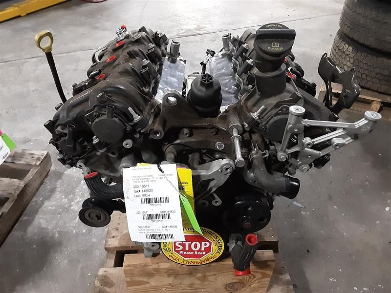 2018 Jeep WRANGLER (LHD), VIN X (6th digit, JL body), (gasoline), 3.6L (VIN G, 8th digit, opt ERC), AT (opt DFT) Used Engine