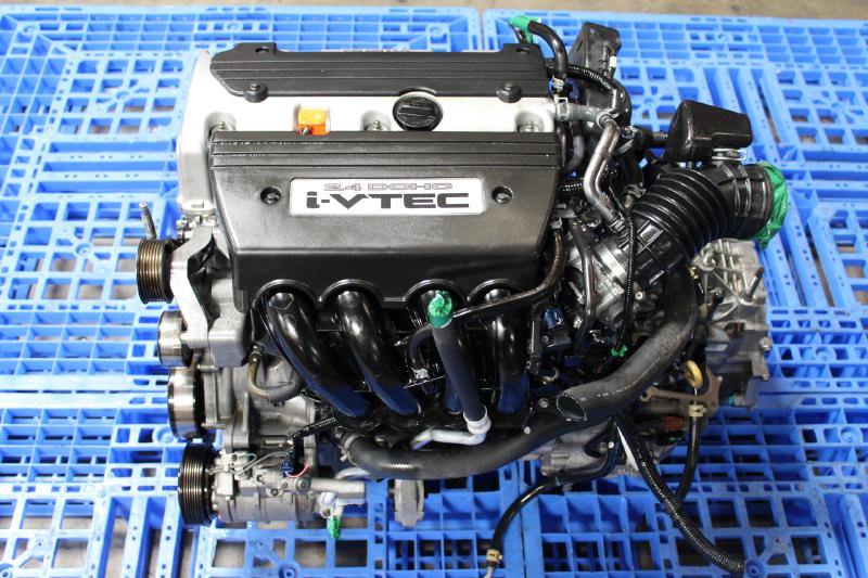 2009 HONDA ACCORD 2.4L, VIN 2 (6th digit, Sdn), EX-L (leather), California emissions, PZEV Used Engine