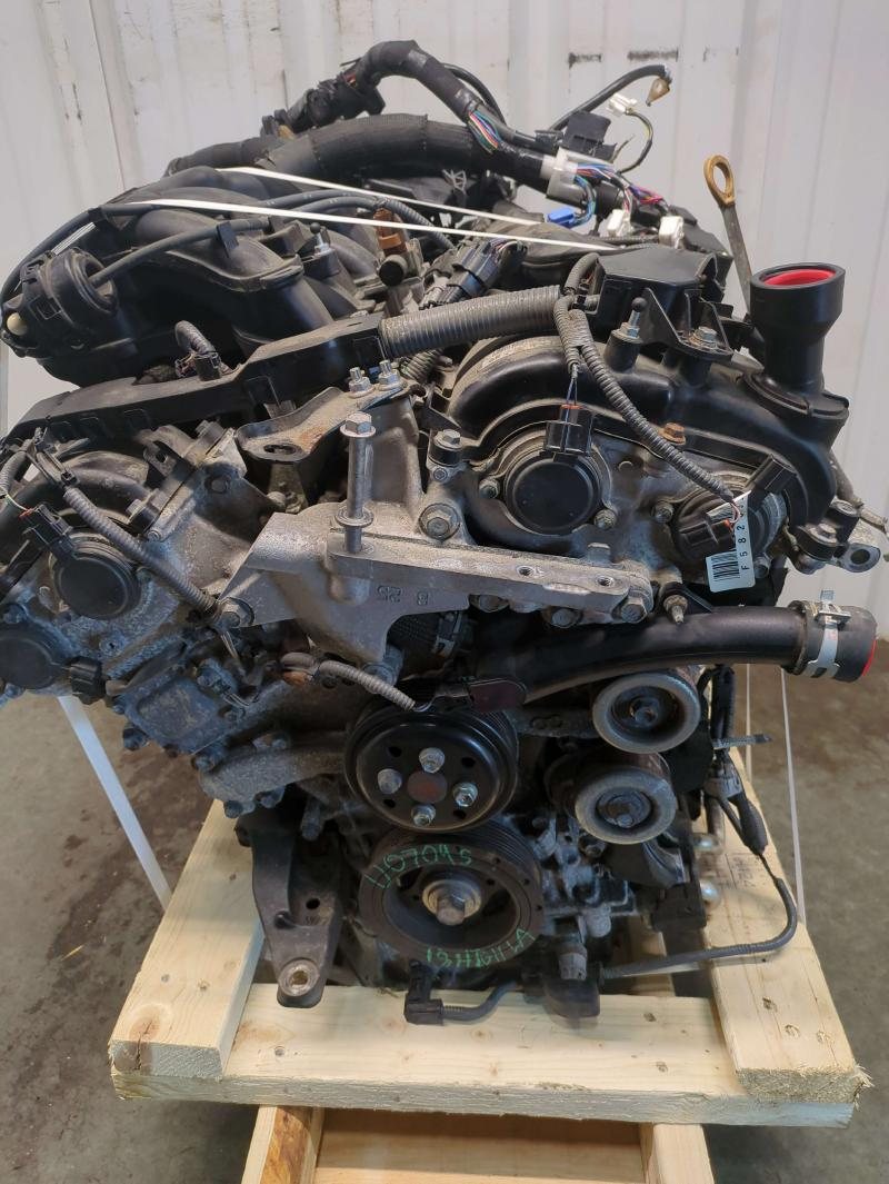 2018 TOYOTA HIGHLANDER gasoline, 3.5L, VIN Z (5th digit, 2GRFKS engine, 6 cylinder), (oil cooler), w/o automatic engine stop and start Used Engine
