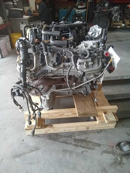 2012 TOYOTA TUNDRA 5.7L, w/o flex fuel; (VIN Y, 5th digit, 3URFE engine) Used Engine