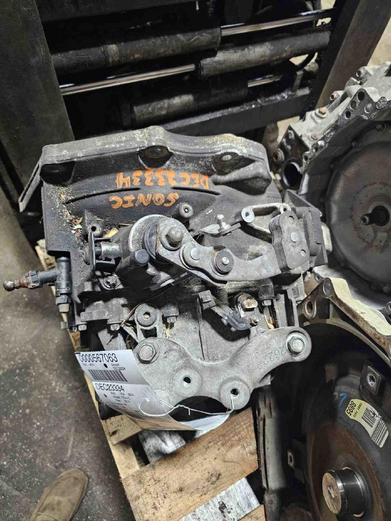 2015 Chevy SONIC MT, 1.4L, (6 speed), LT Used Transmission