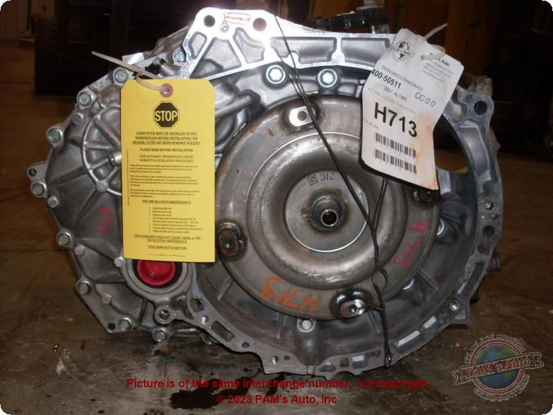 2009 NISSAN ALTIMA AT, (CVT), 2.5L (4 cylinder), w/o hybrid; California emissions, thru 6/09 Used Transmission
