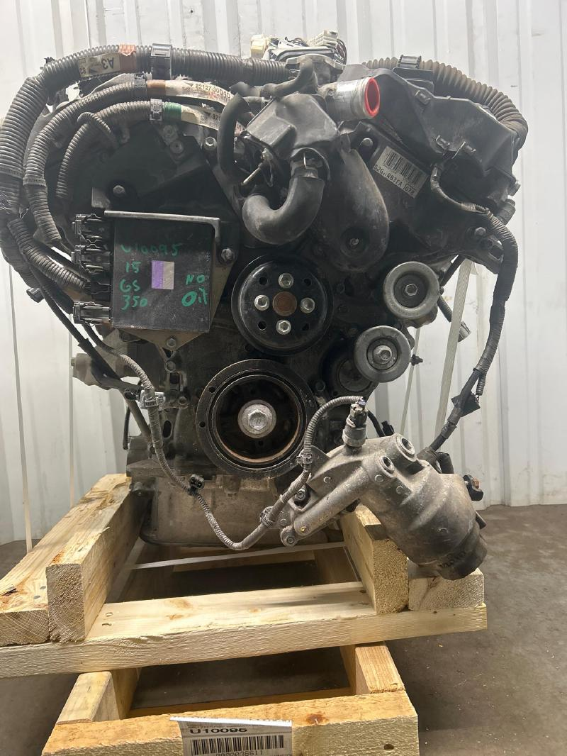 2015 LEXUS GS350 (3.5L, VIN E, 5th digit, 2GRFSE engine), AWD Used Engine
