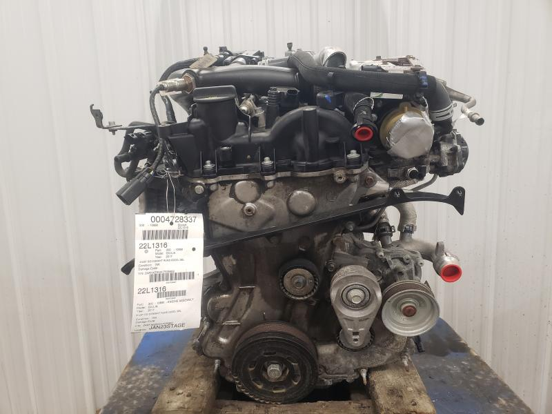 2017 Alfa Romeo Giulia 2.0L, (VIN N, 8th digit, turbo), RWD Used Engine