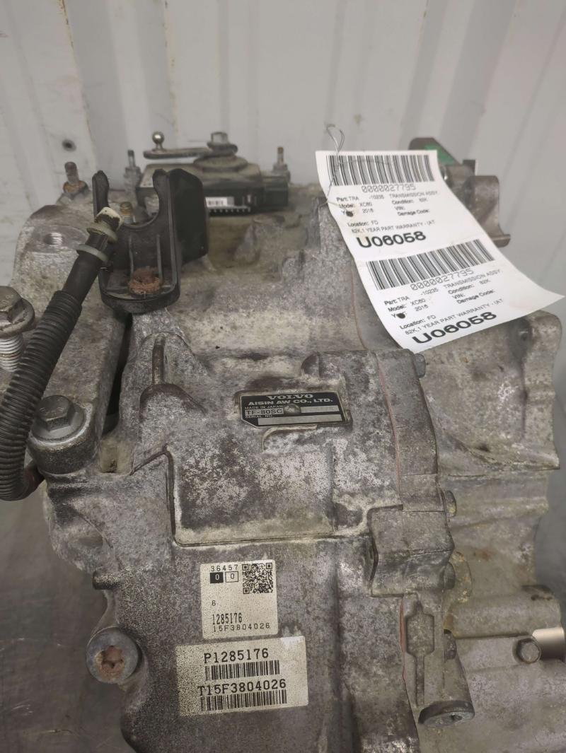 2016 VOLVO XC60 (AT), 2.5L Used Transmission