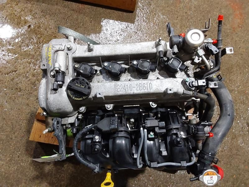 2012 HYUNDAI ACCENT (1.6L, VIN E, 8th digit, GDI), US market Used Engine