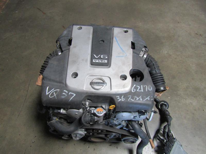 2011 INFINITI M37 (3.7L, VIN B, 4th digit, VQ37VHR), RWD, from 9/10 Used Engine
