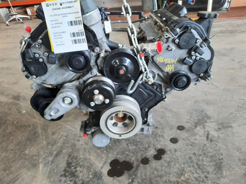 2014 Land Rover RANGE ROVER 3.0L, VIN V (7th digit) Used Engine