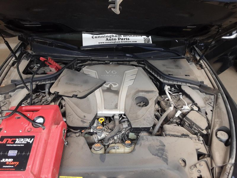 2018 INFINITI Q60 3.0L, VIN E (4th digit, VR30DDTT), AWD (300HP), thru 06/30/17 Used Engine