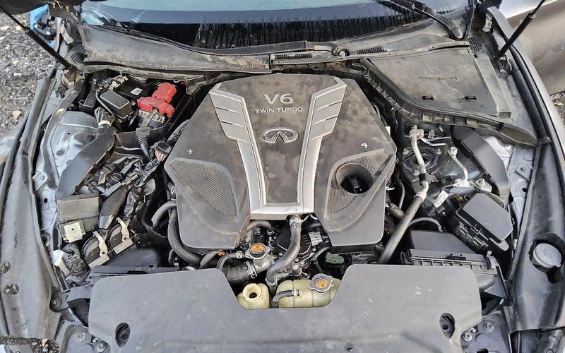 2018 INFINITI Q60 3.0L, VIN F (4th digit, VR30DDTT), RWD (400HP), thru 06/30/17 Used Engine