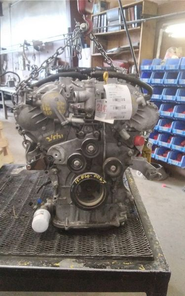 2015 INFINITI Q60 (3.7L, VIN C, 4th digit, VQ37VHR), AWD Used Engine