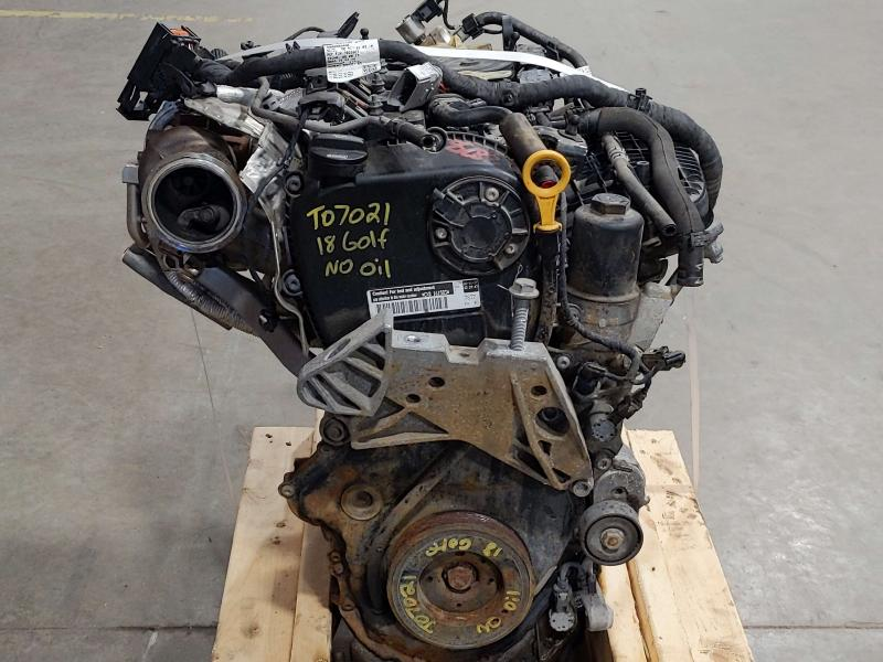 2018 Volkswagen GOLF gasoline, 1.8L, (VIN 1, 5th digit), engine ID CXBA Used Engine