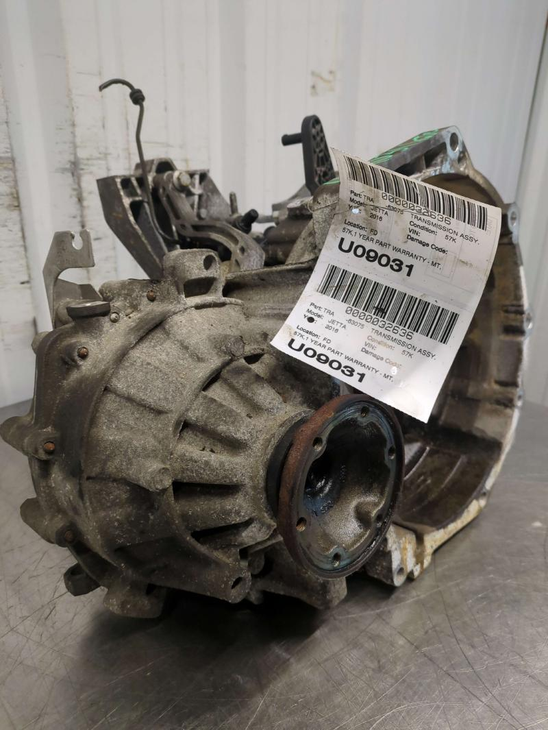 2016 Volkswagen JETTA MT, 1.4L, (engine ID CZTA), (5 speed) Used Transmission