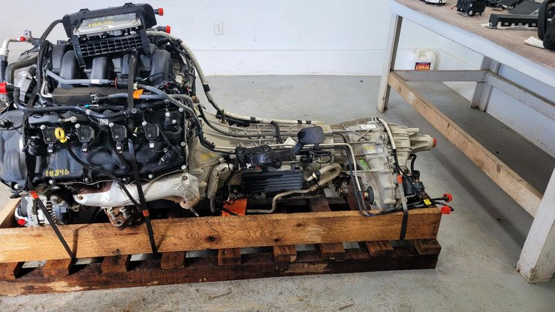 2023 Ford F-150 gasoline, 5.0L (VIN 5, 8th digit), w/o inverter Used Engine