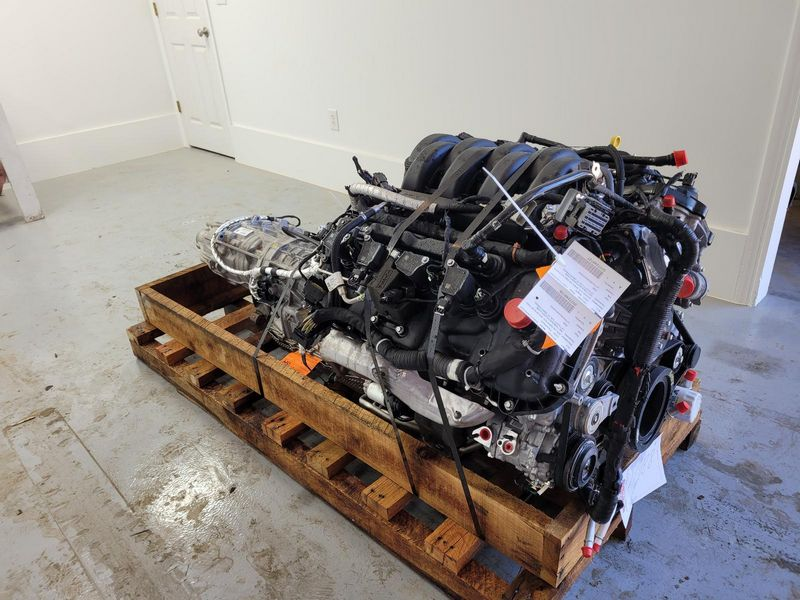 2022 Ford F-150 gasoline, 5.0L (VIN 5, 8th digit), w/o inverter Used Engine