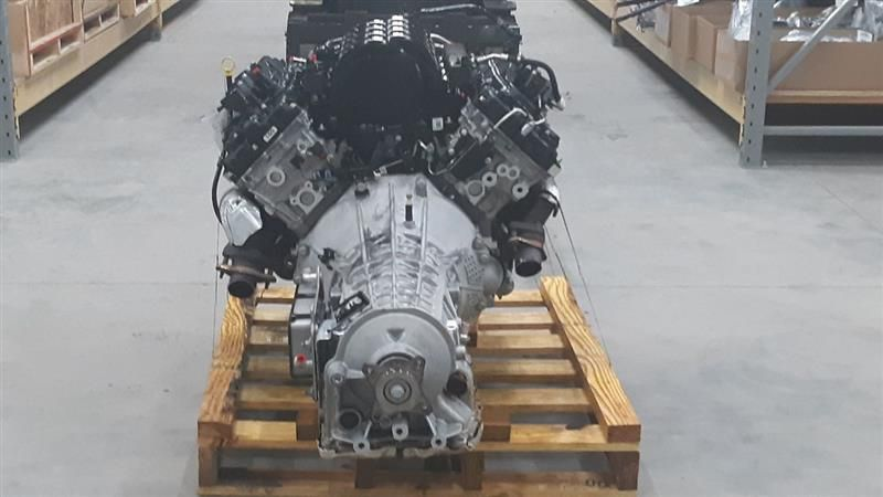2021 Ford F-150 gasoline, 5.0L (VIN 5, 8th digit), w/o inverter Used Engine
