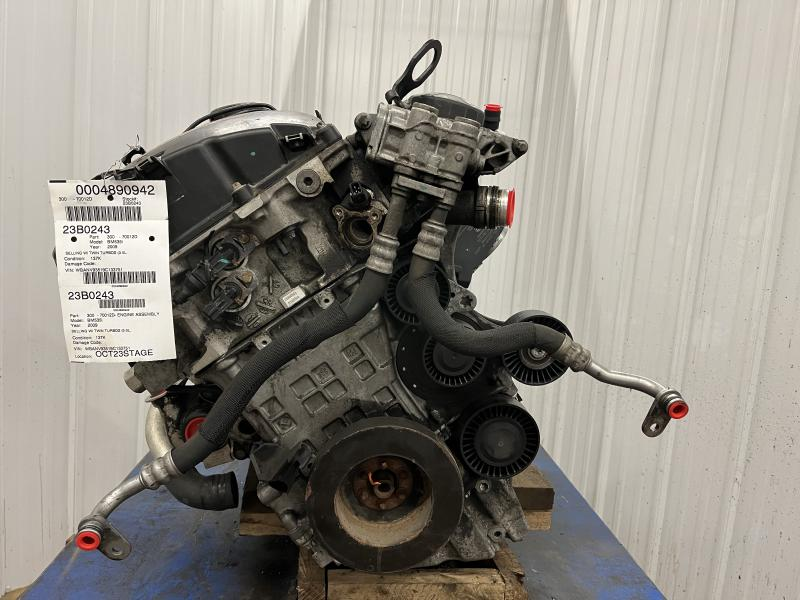 2009 Bmw 535i (3.0l, twin turbo), xi (awd), from 1/09 Used Engine